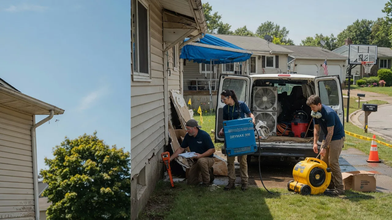 Ceiling Leak Cleanup in Muscatine, IA near me